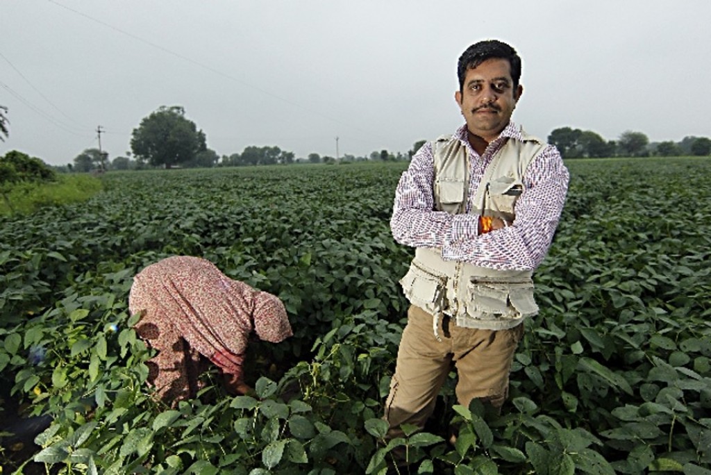 Agricultores indianos seguram venda de soja