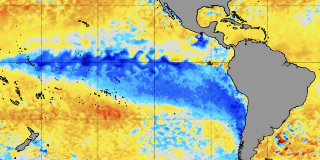 Fenômeno La Niña retornou